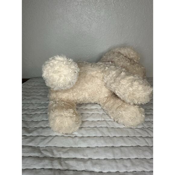 Walgreens Puppy Dog Plush Pink Polka Bandana Scarf 12” Hug Me Stuffed Animal - Picture 6 of 7